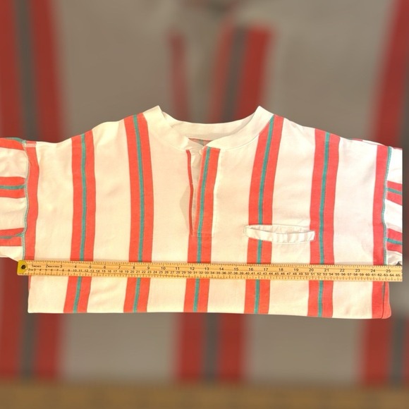 Vintage‎ Claybrooke International Men's Stripe Henley T Shirt  XL - Picture 12 of 16